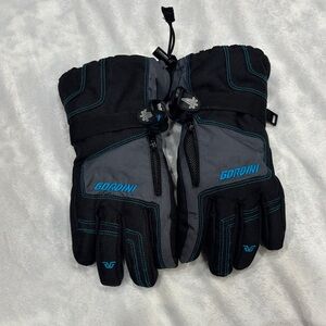 Gordini Black and Gray Men's Gloves